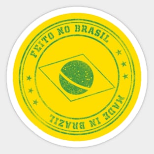 Feito No Brasil / Made In Brazil {green} Sticker